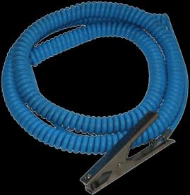 Pince avec câble spiral CONTRÔLEUR de MISE à la TERRE EGT