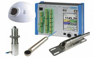 Convertisseur NIVUS type Nivuflow 650 et différentes sondes à temps de transit Convertisseur NIVUS type Nivuflow 650 à temps de transit